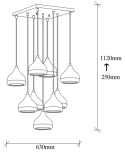 Prejean 9 - Warstwowy wisiorek Light Cluster